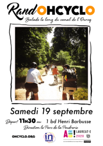 BALADOHCYCLO Canal de l'Ourcq