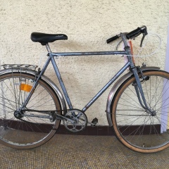 Vélo vintage Mono vitesse, 80€, pour personne d'1.80m (VENDU)