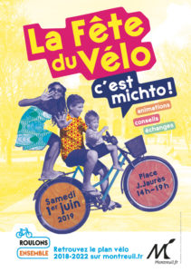 Fête du vélo à Montreuil – 1 juin 2019